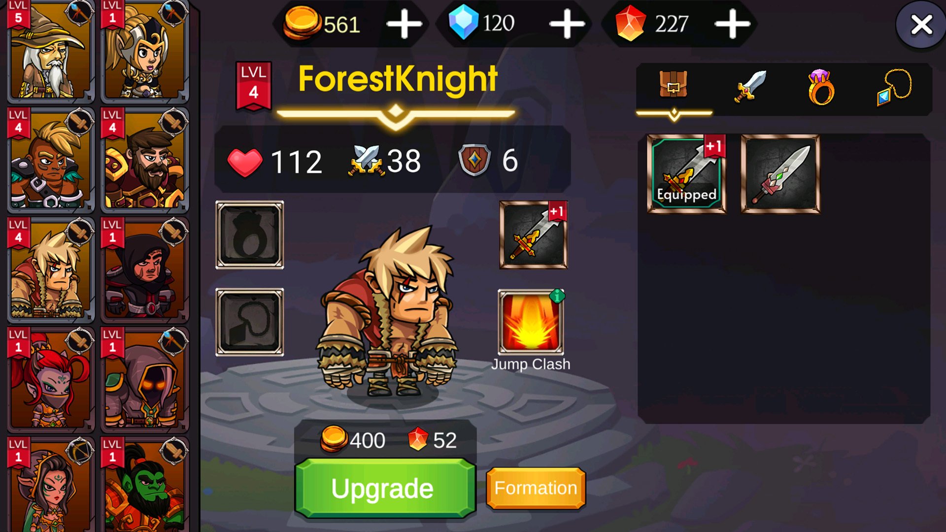 forest knight game